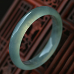 緬甸天然翡翠A貨老坑冰種翡翠玉手鐲圖