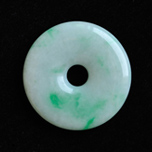 如天之福緬甸天然老坑翡翠平安扣掛件圖