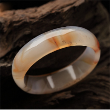 金風玉露天然海底世界瑪瑙手鐲 內徑56mm